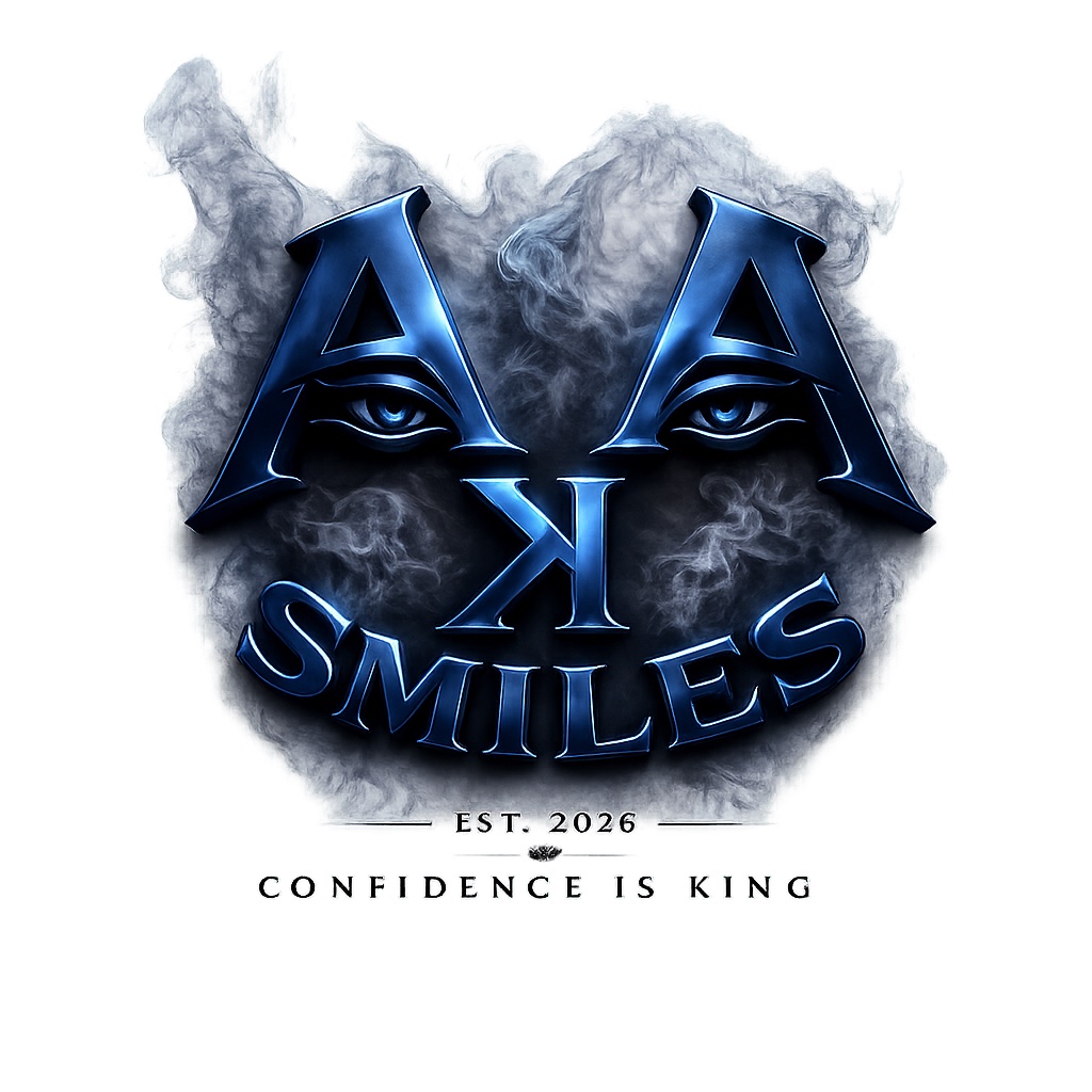 AKA Smiles logo — Confidence Is King